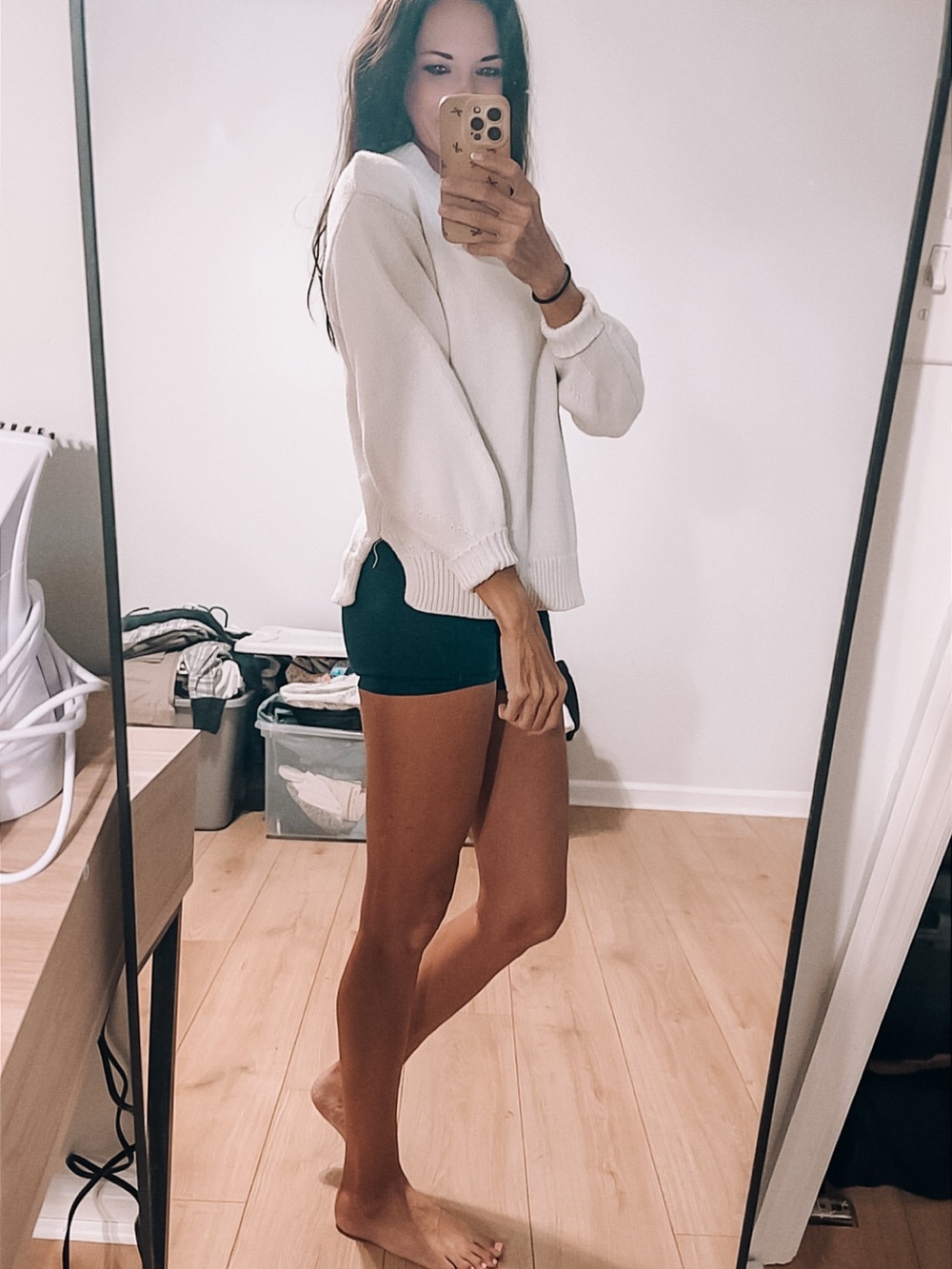 off-white chunky sweater